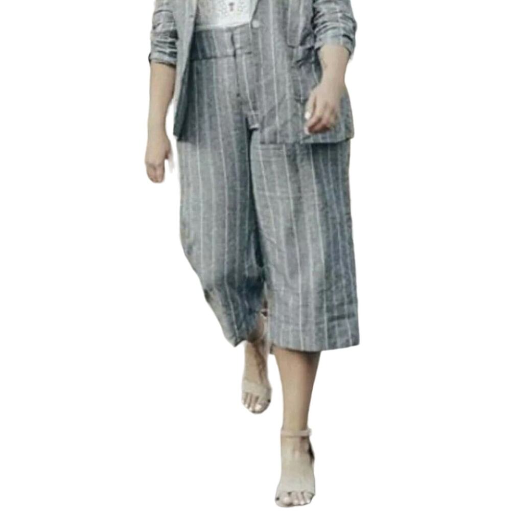 Lane Bryant Pants Wide Leg Cropped womens 16 business casual office corpcore